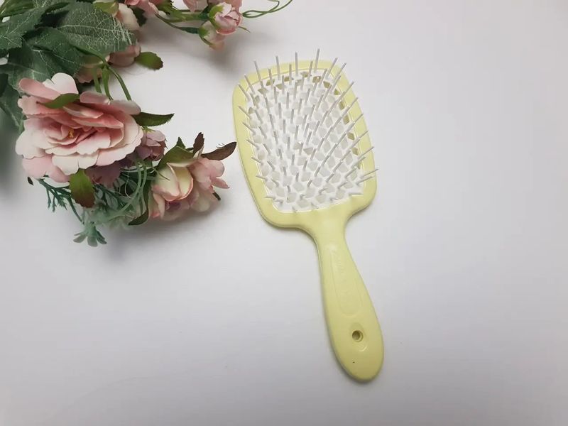 Расческа для волос желтая с белым Janeke Superbrush Small 94SP234 GIA 94SP234 GIA фото