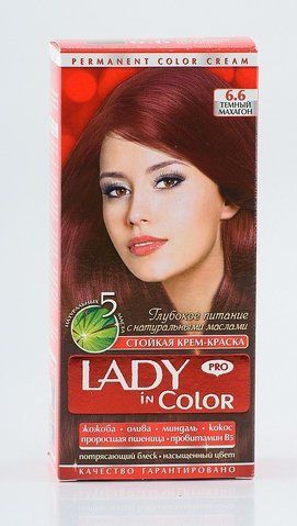 Lady in color фарба для волосся №6.6 Темный махагон (3800023405021) 02533 фото