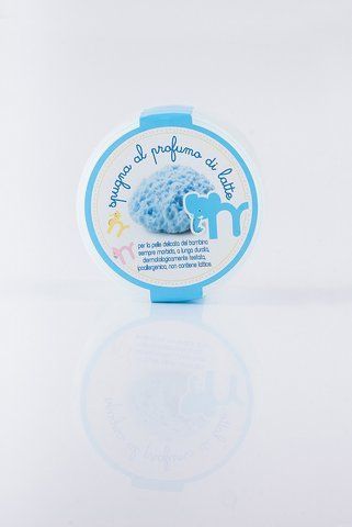 MARTINI SPA Baby Milk-scented Sponge Дитяча губка-спонж з молочними екстрактами (блакитна) (8&nbsp;004&nbsp;925&nbsp;148&nbsp;030) 07068 фото