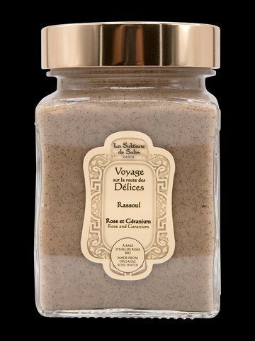 Марокканская глина рассул La Sultane De Saba Delices Rose и Geranium Fragrance 002510 фото