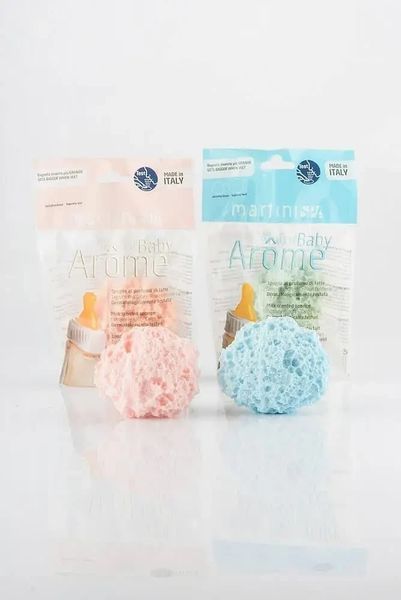 MARTINI SPA Baby Milk-scented Sponge Дитяча губка-спонж з молочними екстрактами (блакитна) (8&nbsp;004&nbsp;925&nbsp;148&nbsp;030) 07068 фото