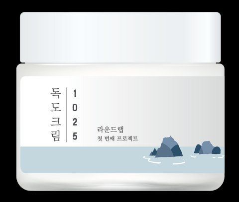 Зволожуючий крем з морською водою для сухого типу шкіри ROUND LAB 1025 Dokdo Cream 02649 фото