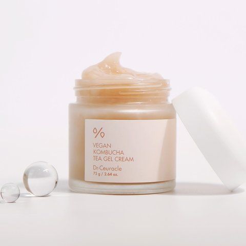 Веганский крем-гель с экстрактом комбучи Dr. Ceuracle Vegan Kombucha Tea Gel Cream 12941 фото