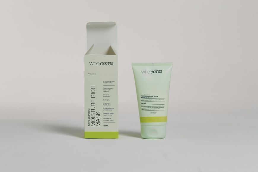 Зволожувальна маска для сухого та пошкодженого волосся Who Cares Moisture Rich Mask 12436 фото
