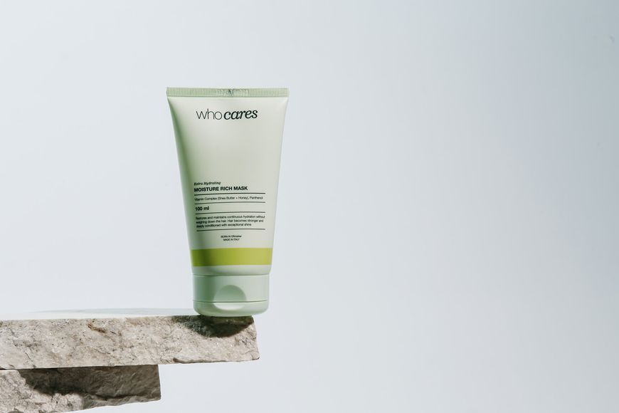 Зволожувальна маска для сухого та пошкодженого волосся Who Cares Moisture Rich Mask 12436 фото