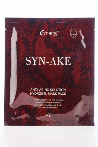 Esthetic House Syn-Ake Anti-Aging Solution Hydrogel Mask Pack Гідрогелева маска з зміїним пептидом 09193 фото