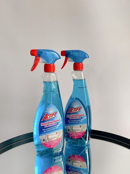 Очищувач спрей для вікон і глянцевих поверхонь ACTIFF VETRI & MULTIUSO SPRAY 259505/263490 фото