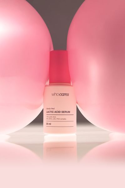 Несмывающаяся сыворотка-пилинг с молочной кислотой Who Cares Gentle Peel Lactic Acid Serum 14318 фото