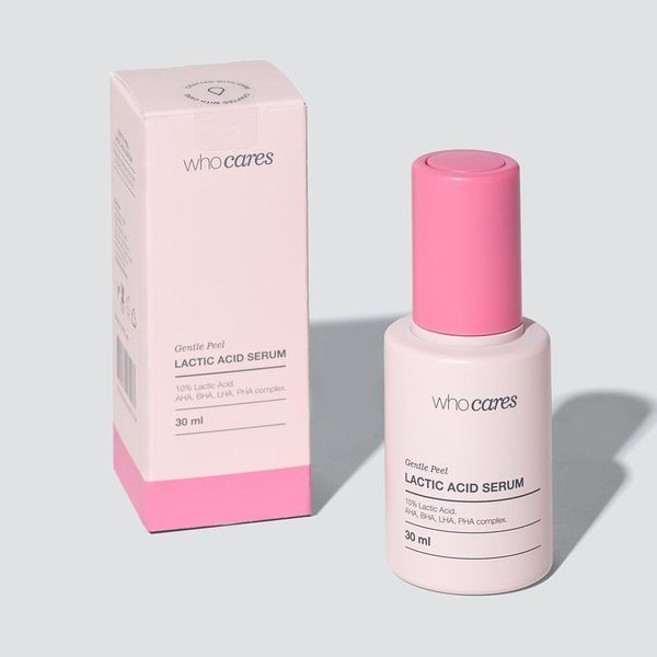 Несмывающаяся сыворотка-пилинг с молочной кислотой Who Cares Gentle Peel Lactic Acid Serum 14318 фото
