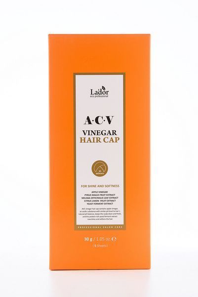 Маска-шапочка для волос с яблочным уксусом, La'dor ACV Vinegar Hair Cap 10005 фото