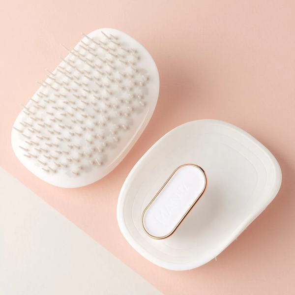 Щетка для волос белая Manta Brush White 11905 фото