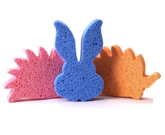 Губка дитяча для тіла банна з натуральної целюлози MARTINI SPA Animal Body Sponge 6087P00 фото