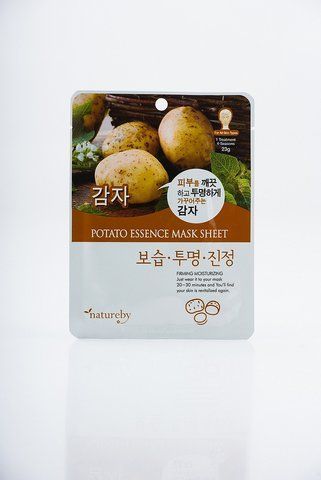 NATUREBY Potato Essence Mask Sheet Тканинна маска для обличчя з екстрактом картоплі 07294 фото