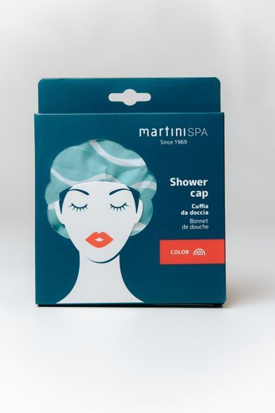 Кольорова шапочка для душу MARTINI SPA Shower Cap 4867B00 фото