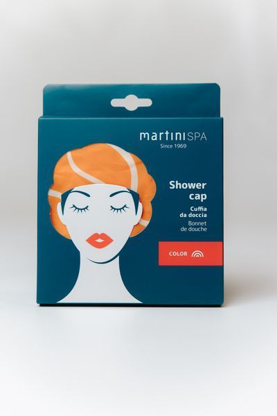 Кольорова шапочка для душу MARTINI SPA Shower Cap 4867B00 фото