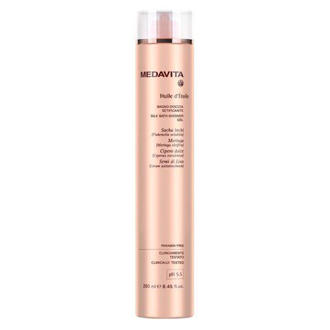 Гель шовковистий для душу і ванни Medavita HUILE D'ETOILE Silk Bath-Shower Gel 250 мл. 02312 фото