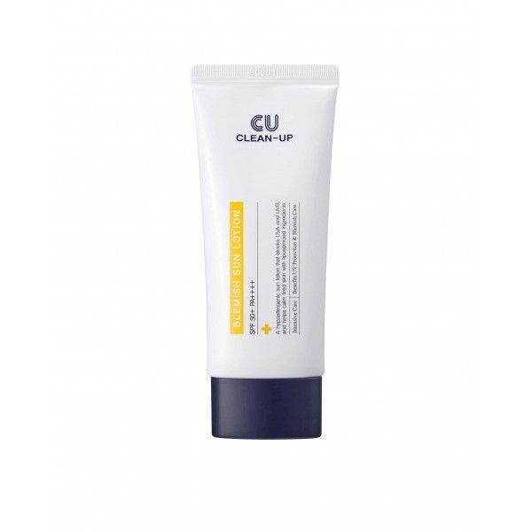Сонцезахисна емульсія для обличча CU Skin Clean-Up Super Sun Screen SPF 50+ PA+++ 300149 фото