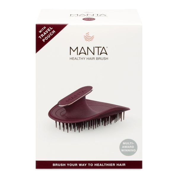 Щетка для волос бургундия Manta Brush Burgundy 11906 фото