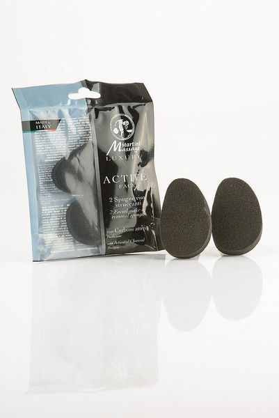 Спонж для очищения с активированным углем MARTINI SPA 2 Face Pads De-make Up 4973P00 фото