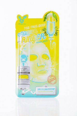 Маска для проблемной кожи с чайным деревом ELIZAVECCA TEA TREE DEEP POWER RINGER MASK PACK (lOea) 09789 фото