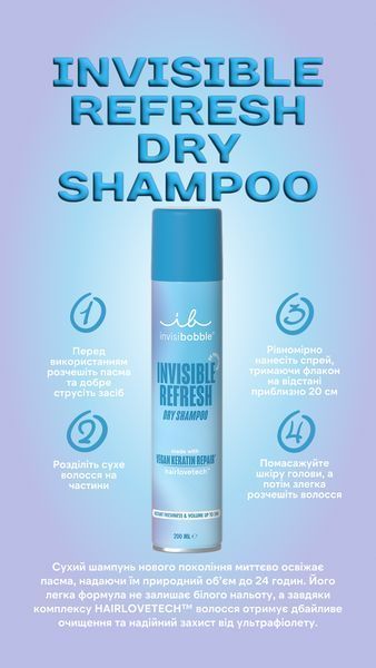 Сухий шампунь Invisibobble Invisible Refresh Dry Shampoo 14324 фото