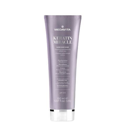 Розгладжуюча маска з ефектом шовку Medavita SLEEK Hair Mask 02438 фото