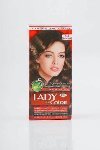 Lady in color фарба для волосся №4.3 Шоколад (3&nbsp;800&nbsp;023&nbsp;405&nbsp;397) 02550 фото