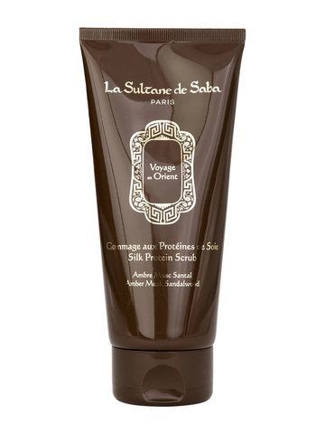 Скраб для тела с ароматом мускуса La Sultane De Saba Silk Protein Scrub Ambre Musc Santal 003257 фото