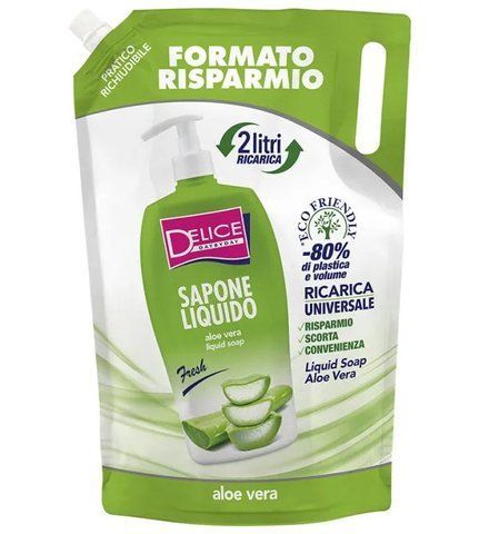 Жидкое крем-мыло &laquo;Алоэ вера&raquo; DELICE Sapone Liquido Universale Aloe Vera  028510 фото