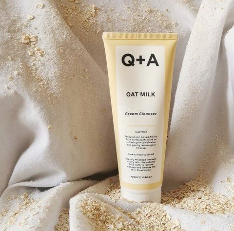 Очищувальний кремовий засіб з вівсяним молочком Q+A Oat Milk Cream Cleanser 11988 фото