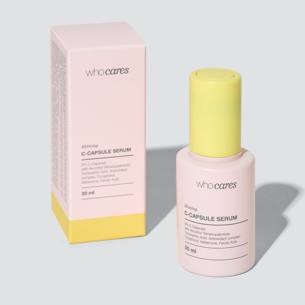 Who Cares Shining C-Capsule Serum Мультивитаминная сыворотка для лица с инкапсулированным витамином 14670 фото