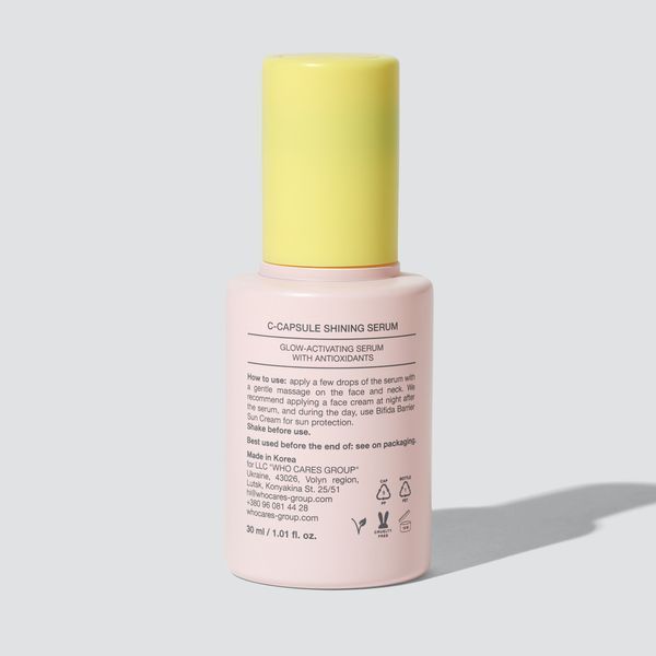 Who Cares Shining C-Capsule Serum Мультивитаминная сыворотка для лица с инкапсулированным витамином 14670 фото
