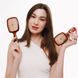 Гребінець коричневий з бежевим Janeke Superbrush Small SP234 CON фото 2
