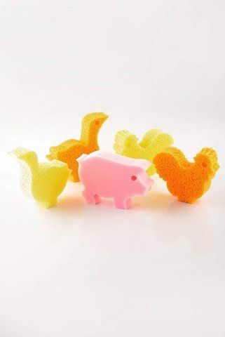 MARTINI SPA Soft Bath Sponge Farm Дитяча губка для тіла "Ферма" 1903P00 фото