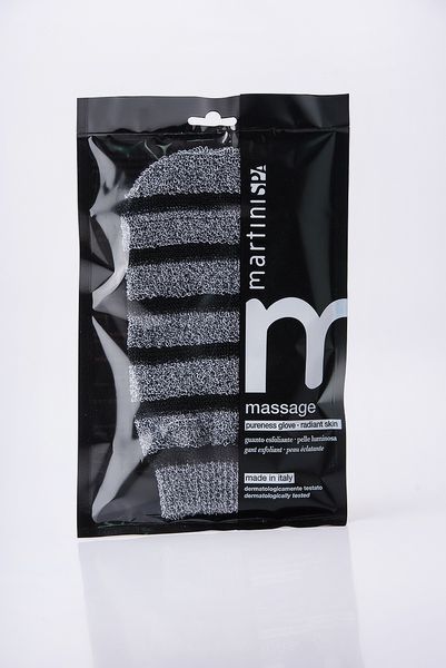 MARTINI SPA Peeling Glove (Black) Массажна мочалка-рукавиця для тіла (чорна) (8&nbsp;004&nbsp;925&nbsp;026&nbsp;826) 0682BLK фото