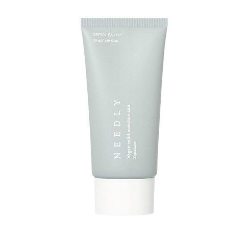 Зволожуючий сонцезахисний крем з рослинним скваланом Needly Vegan Mild Enzyme Cleansing SPF 12912 фото