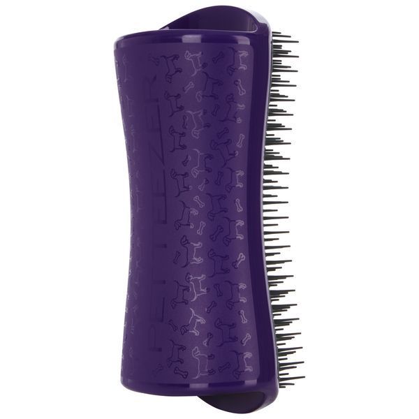 Щетка для вычесывания собаки Tangle Teezer Pet Teezer De-shedding Grooming Purple Grey 12195 фото