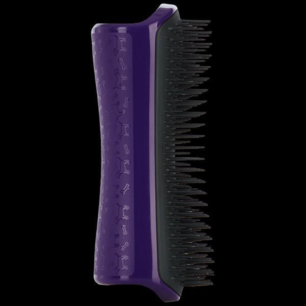 Щетка для вычесывания собаки Tangle Teezer Pet Teezer De-shedding Grooming Purple Grey 12195 фото