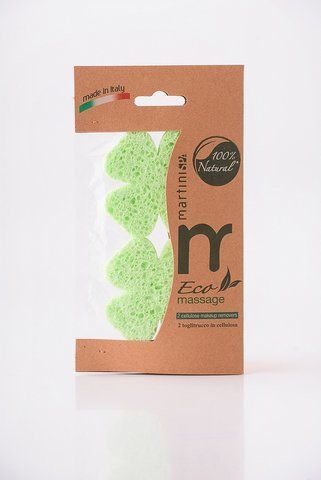 MARTINI SPUGNE LEVATRUCCO ECO MASSAGE Масcажная целлюлозная эко-губка для лица 4052P00 фото