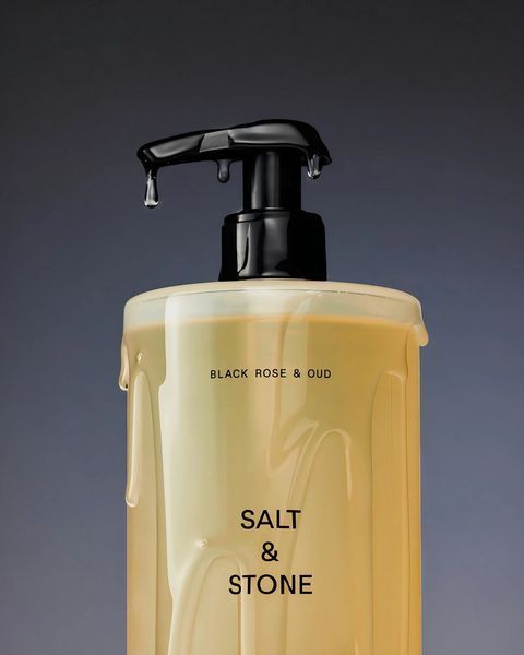 Антиоксидантный гель для душа с ароматом черной розы SALT & STONE Body Wash Black Rose & Oud  14054 фото