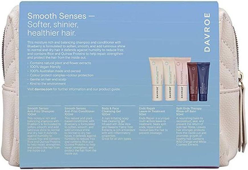 Набір для розгладження волосся Davroe Smooth Senses Christmas Xmas Travel Pack 3419D фото