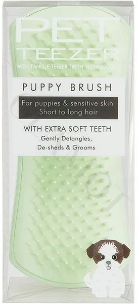 Щетка для вычесывания щенков Tangle Teezer Pet Teezer Puppy Brush Green 12197 фото