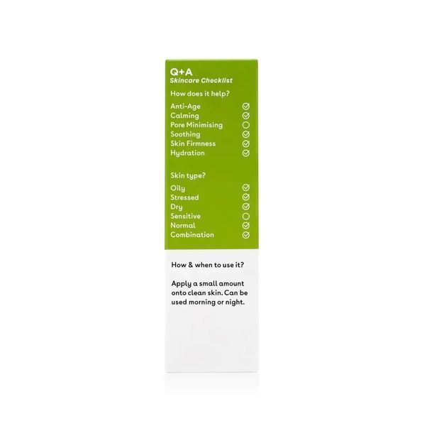 Q+A Super Greens Facial Oil Мультивітамінна олія для обличчя з рослинними екстрактами 11990 фото