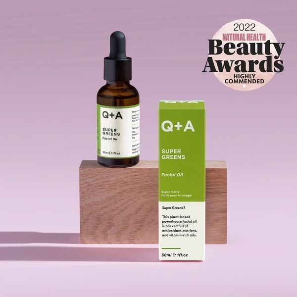 Q+A Super Greens Facial Oil Мультивітамінна олія для обличчя з рослинними екстрактами 11990 фото