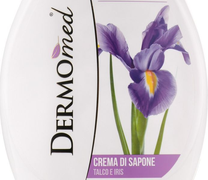 Крем-мило з дозатором DERMOmed TALC & IRIS 1000 мл (8032680397070) 10050 фото