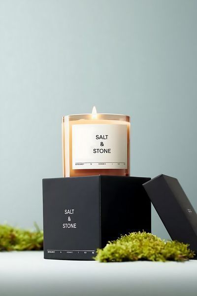 Соєва свічка з ароматом грейпфрута та хінокі Salt & Stone Сandle Grapefruit & Hinoki  14056 фото