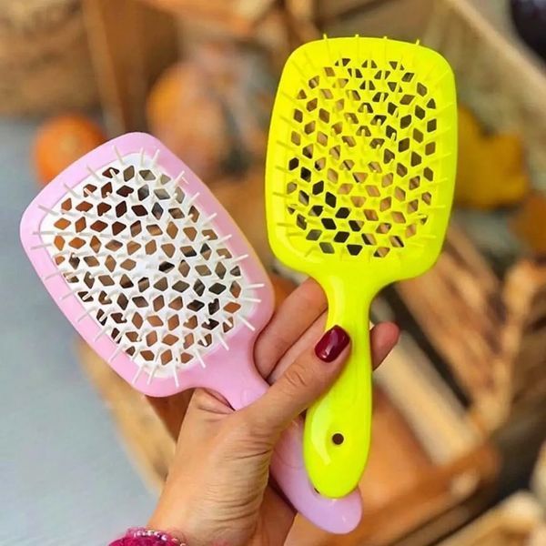 Superbrush Janeke Щетка для волос Лимонного цвета Расческа пластиковая 82SP226 YFL Италия 8006060639565 82SP226 YFL фото