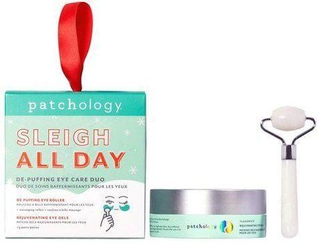 Святковий відновлюючий набір патчів з роллером Patchology Sleigh All Day РАТ0078 фото