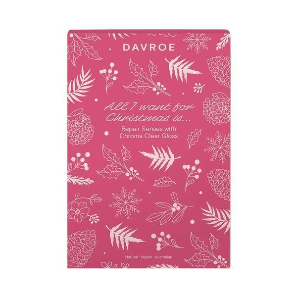 Набір для відновлення волосся Davroe Repair Senses Christmas Xmas Trios Pack with Chroma Clear Gloss 3406D фото