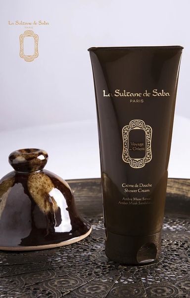 Крем для душу з ароматом мускусу La Sultane De Saba Amber Musk Sandalwood Fragrance 003980 фото